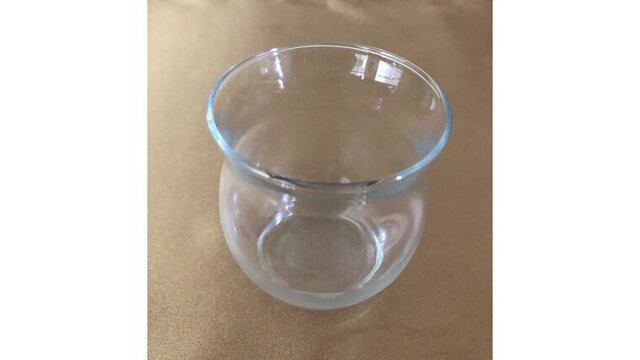 Votive Clear Glass 3 Inch with Battery Candle